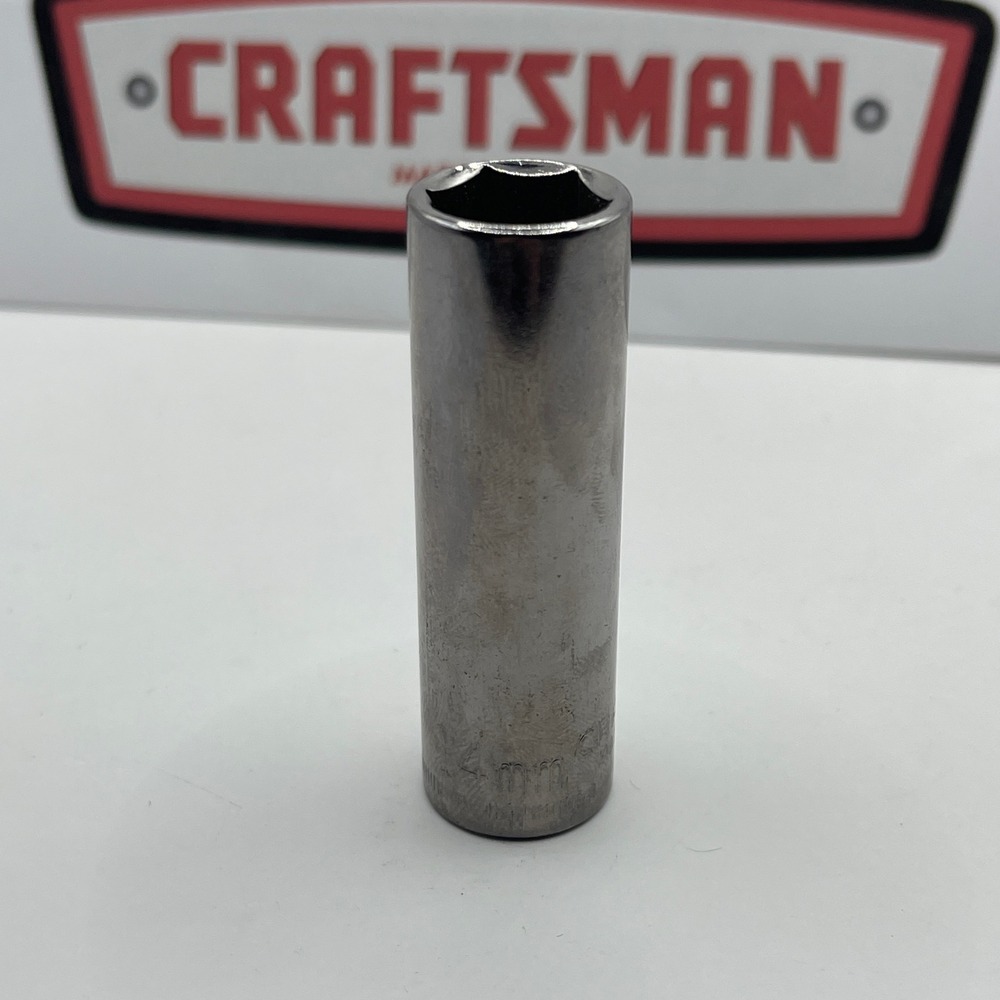 Craftsman 14mm Deep Well Socket 3/8 Drive 6 Point Metric -G- Series 44431 USA